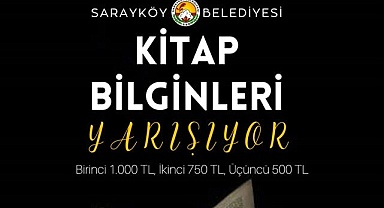 Sarayköy Belediyesi’nden ödüllü kitap okuma yarışması