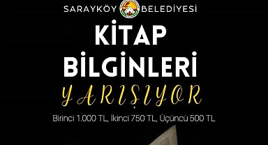 Sarayköy Belediyesi’nden ödüllü kitap okuma yarışması