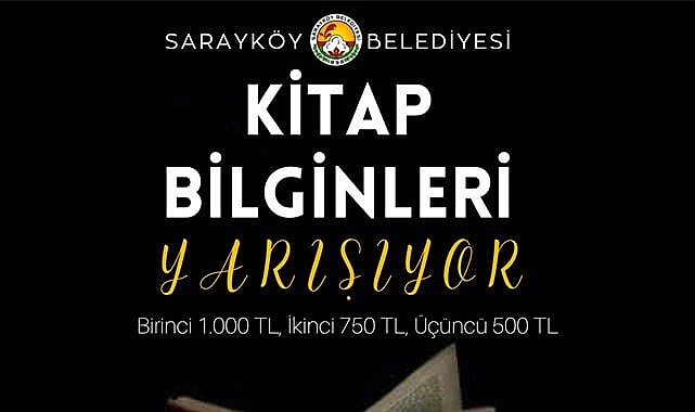 Sarayköy Belediyesi’nden ödüllü kitap okuma yarışması