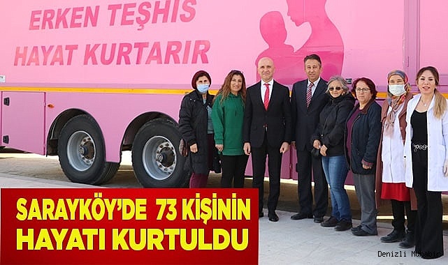 Sarayköy’de erken teşhis ile 73 kişinin hayatı kurtuldu