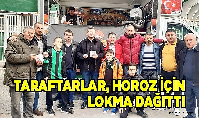 Taraftarlar, Denizlispor için lokma hayrı yaptı