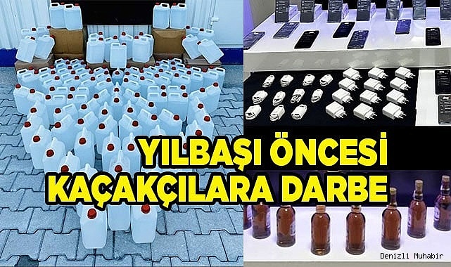 Yılbaşı öncesi kaçakçılara darbe