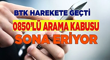 0850’lü aramalara son