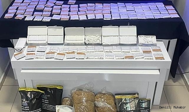 3 şüpheli çok sayıda kaçak malzemeyle yakalandı