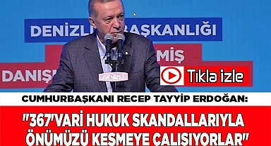 Başkan Erdoğan: “Avare kasnak gibi dönüp duruyorlar”