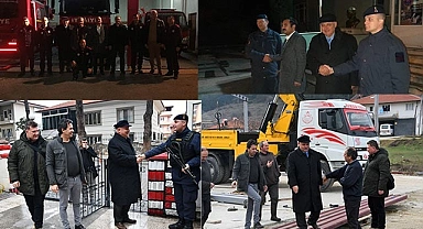 Başkan Şevik, mesaideki personelini ziyaret etti, yeni yıllarını kutladı
