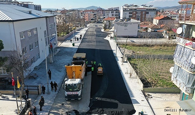 Başkan Zolan Bozkurt’ta üstyapı çalışmalarını inceledi
