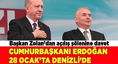 Başkan Zolan’dan açılış şölenine davet
