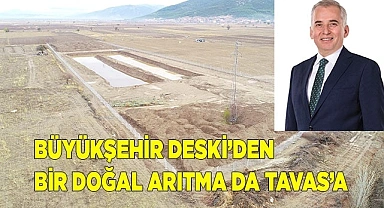 Büyükşehir DESKİ'den bir doğal arıtma da Tavas'a