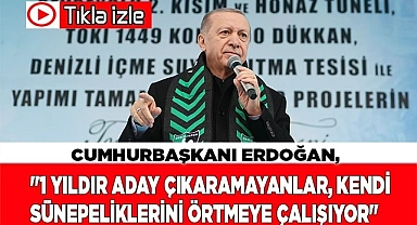 Cumhurbaşkanı Erdoğan,   "Adaylığımız konusunda en küçük bir tereddüt yok"