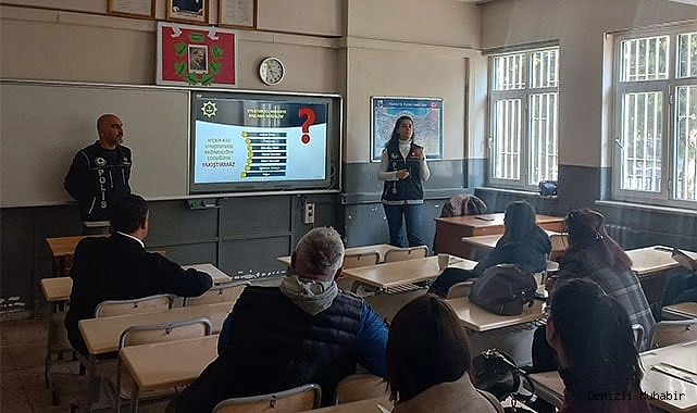 Denizli’de 220 kişi madde bağımlılığı konusunda bilgilendirildi