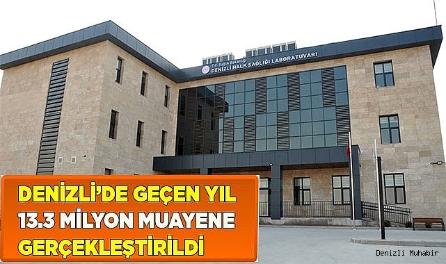 Denizli’de geçen yıl 13,3 milyon muayene yapıldı