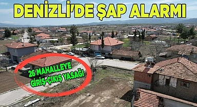 Denizli'de şap alarmı