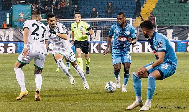 Denizlispor deplasmandan eli boş dönüyor