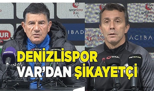 Denizlispor VAR’dan şikayetçi