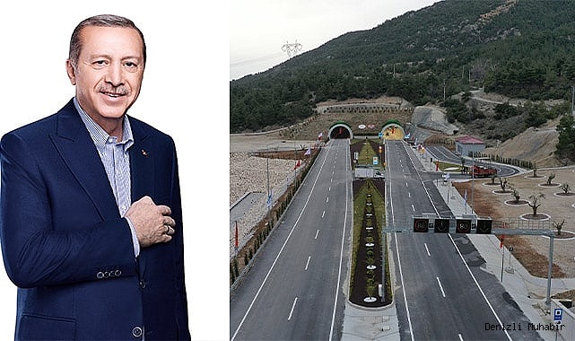 Ege ve Akdeniz’i birbirine bağlayan Honaz Tüneli açılıyor
