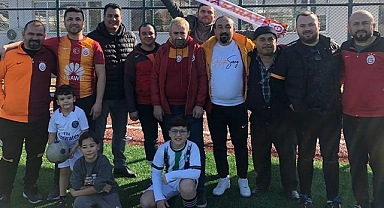 Galatasaray taraftarları özel çocukları ağırladı