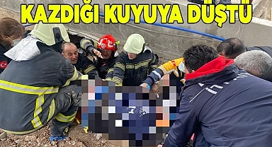 Kendi kazdığı kuyuya düştü