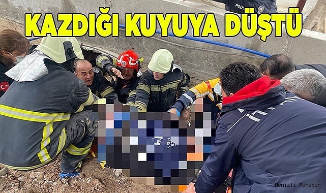Kendi kazdığı kuyuya düştü