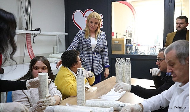 MERKEZEFENDİ’DE ÖZEL BİREYLER ÜRETİRKEN KAZANIYOR