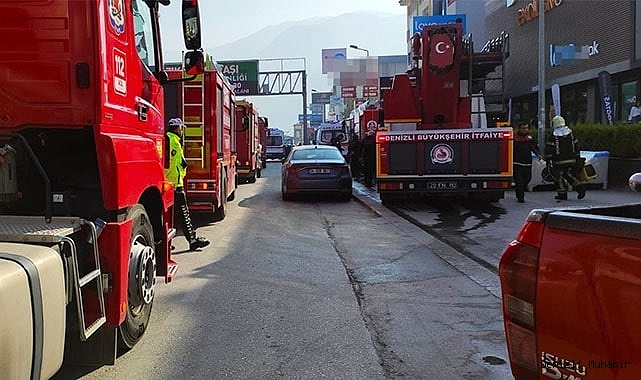 Mobilya dükkanında çıkan yangın büyümeden söndürüldü