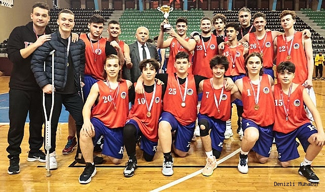 OKUL SPORLARI BASKETBOLDA ŞAMPİYON TED DENİZLİ