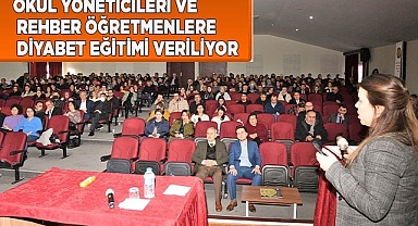 Okul yöneticileri ve rehber öğretmenlere diyabet eğitimi veriliyor