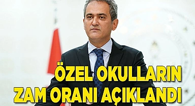 Özel okulların zam oranı belli oldu