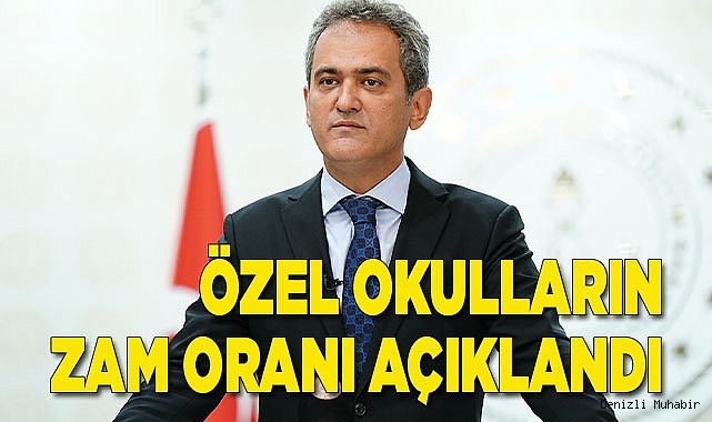 Özel okulların zam oranı belli oldu