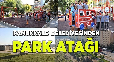 PAMUKKALE BELEDİYESİNDEN PARK ATAĞI