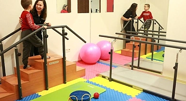 Tekden’de çocuklar özel fizik tedavi ünitesi açıldı
