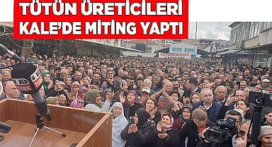 Tütün üreticisinden büyük miting