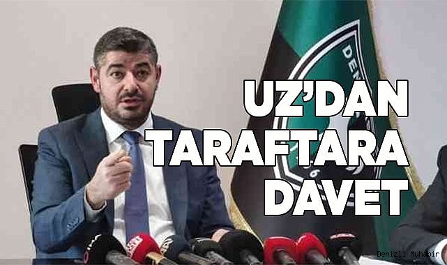 Uz’dan taraftara davet