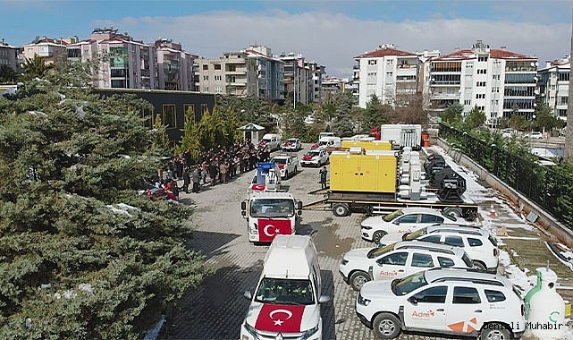 Adm Elektrik afet bölgesinde
