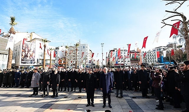 Atatürk'ün Denizli'ye gelişinin 92. yıldönümü anıldı