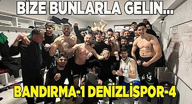 Bandırmaspor: 1 - Denizlispor: 4
