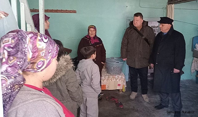 Başkan Şevik, Buldan’a gelen depremzede aileyi ziyaret etti