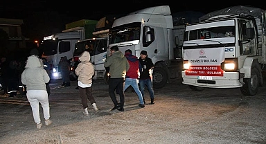 Buldanlılar deprem bölgesine yardım yağdırdı!