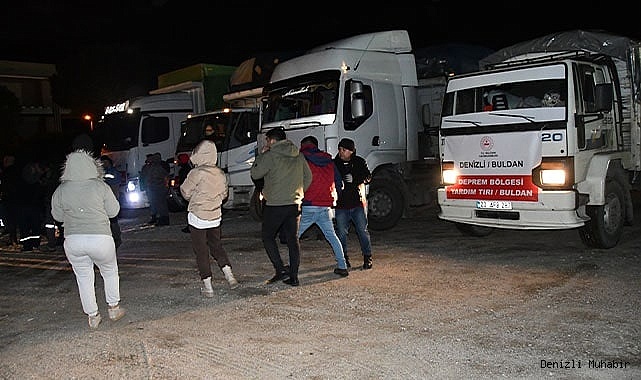 Buldanlılar deprem bölgesine yardım yağdırdı!