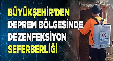 Büyükşehir'den İskenderun'da dezenfeksiyon seferberliği