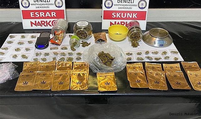 Denizli'de 13 zehir taciri tutuklandı