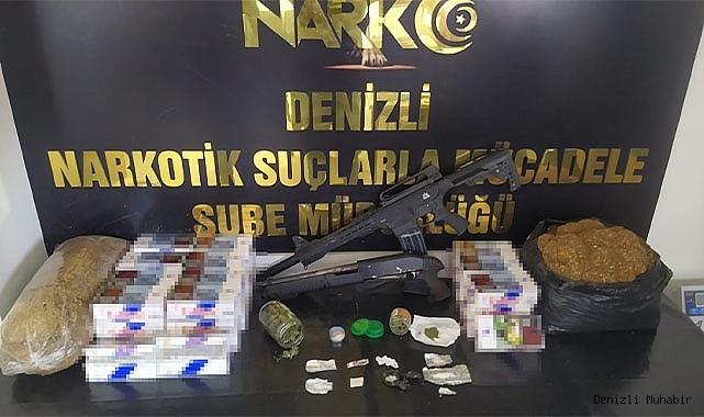 Denizli'de 16 zehir taciri tutuklandı
