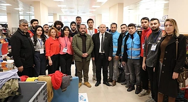 DENİZLİ MHP TEŞKİLATINDAN DEPREMZEDELERE ZİYARET