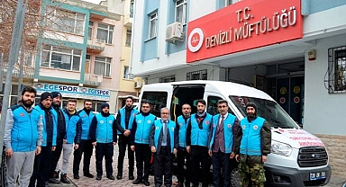 Denizli Müftülüğü’nden Deprem Bölgesine Acil Yardım