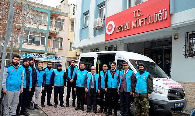 Denizli Müftülüğü’nden Deprem Bölgesine Acil Yardım