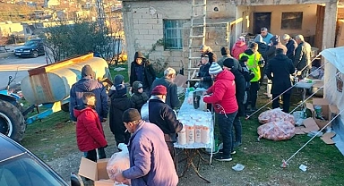 Denizli’nin sahra mutfağı deprem bölgesinde hizmete başladı