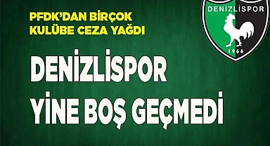 Denizlispor'da cezalar bitmiyor
