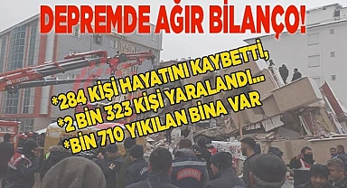 Depremde ağır bilanço!