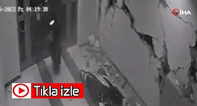 Depremin korku dolu anları bir çok şehirde kameralara böyle yansıdı
