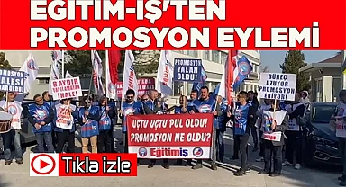 Eğitim-İş'ten promosyon eylemi